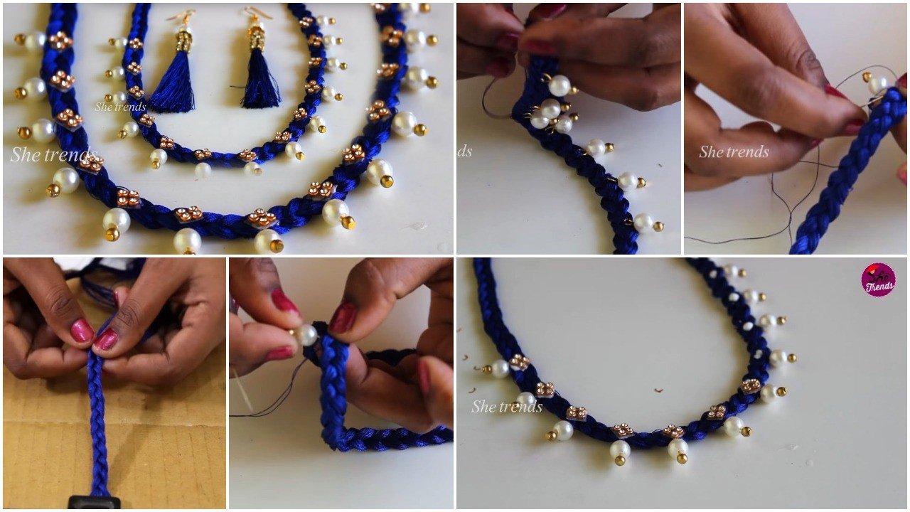 pearl beaded necklace