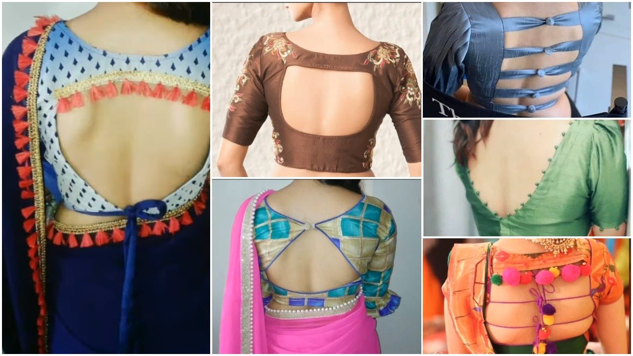 Latest blouse back neck designs – Simple Craft Ideas