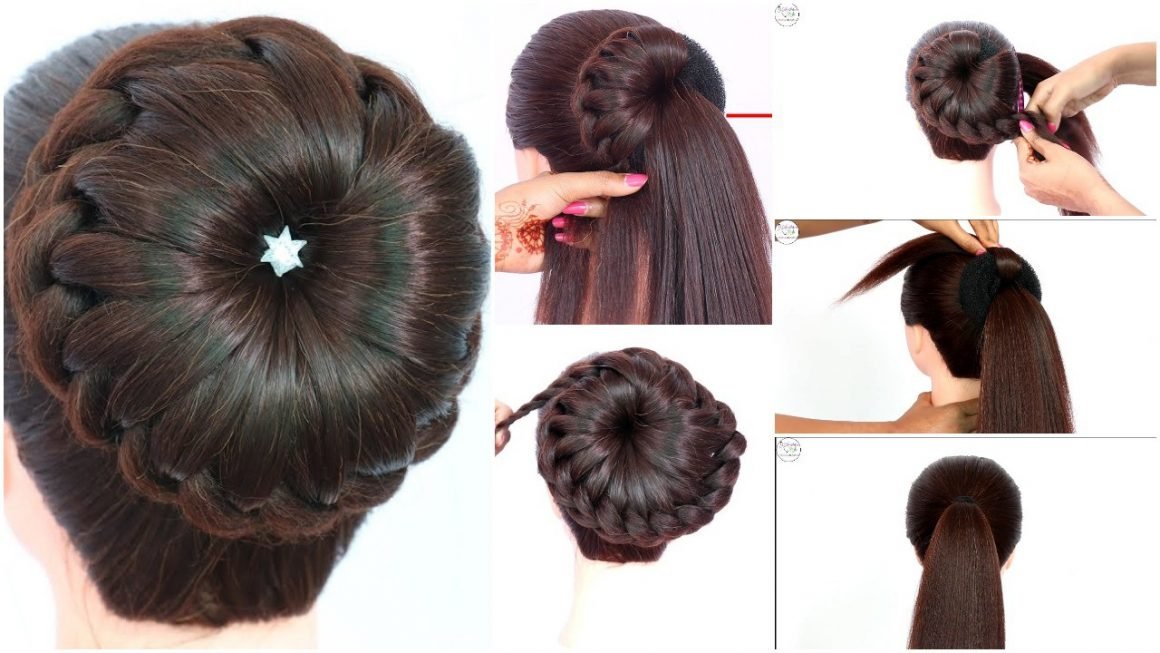 Messy bun hairstyle | Indian wedding hairstyles, Bun hairstyles, Hairstyle