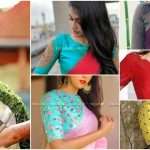 New Saree Blouse Neck Designs