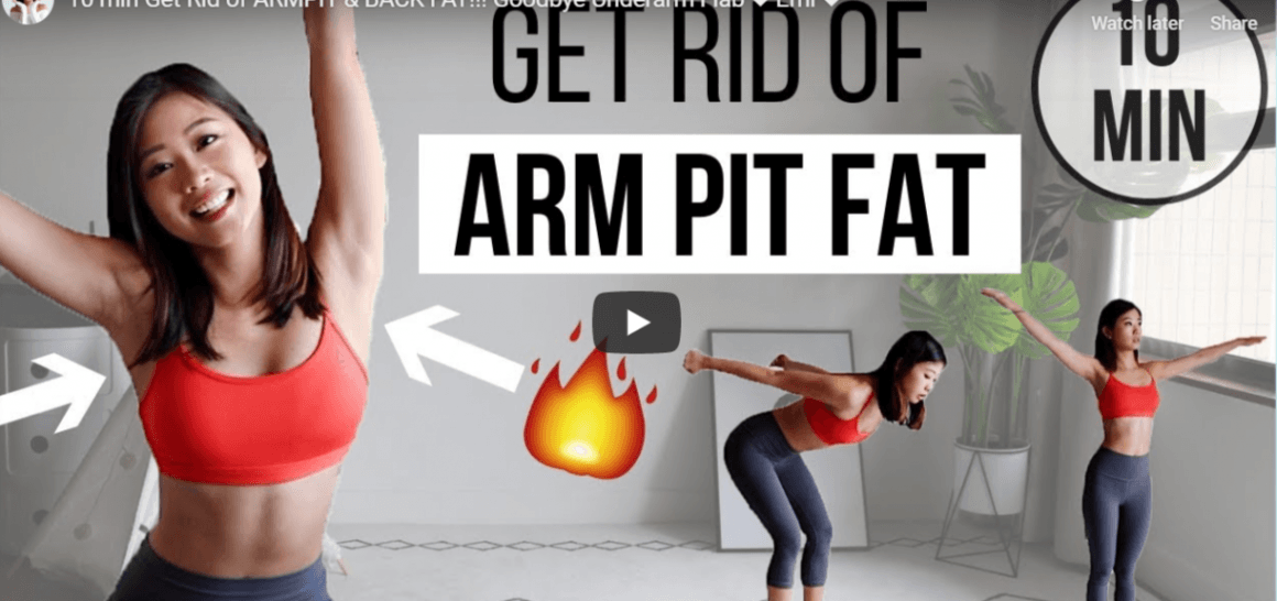 10 min get rid of armpit and back fat