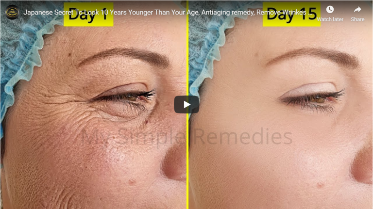 Japanese secret to look 10 years younger than your age