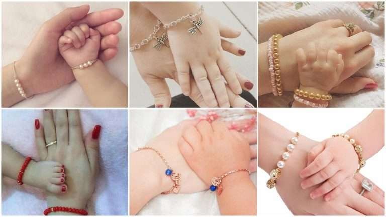 Mother daughter connection bracelet