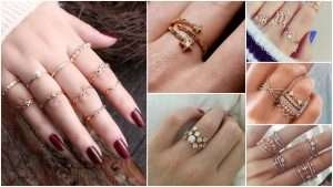 New design gold ring designs for girls
