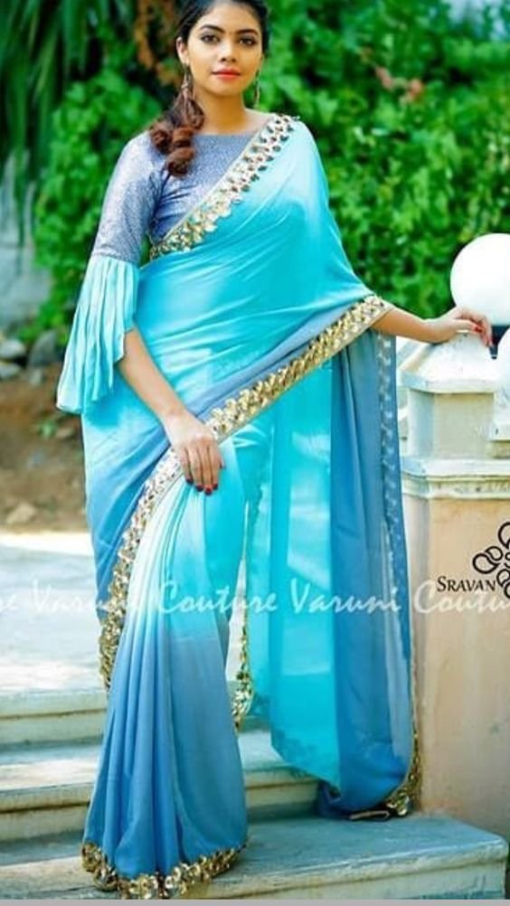 Beautiful saree blouse sleeve designs - Simple Craft Idea