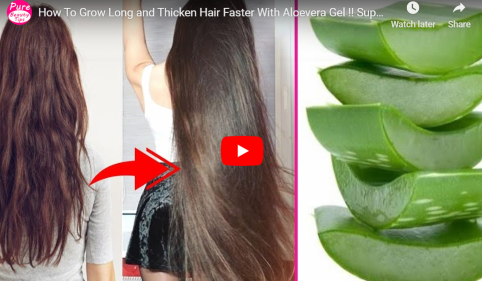hair faster with aloevera gel