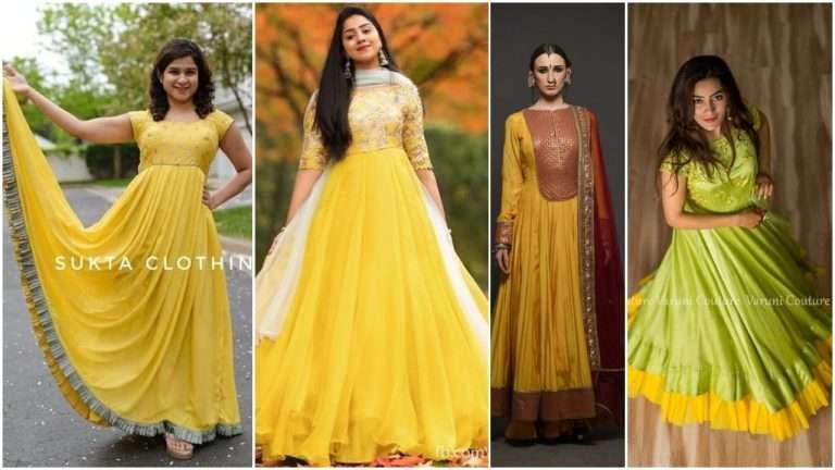 Girls' Party Wear Frill Gowns