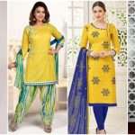 Yellow salwar kameez