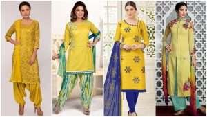 Yellow salwar kameez – These designs can suitable for any occasion