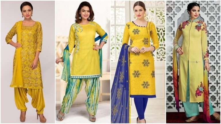 Yellow salwar kameez – These designs can suitable for any occasion
