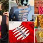 Different types of blouse with saree