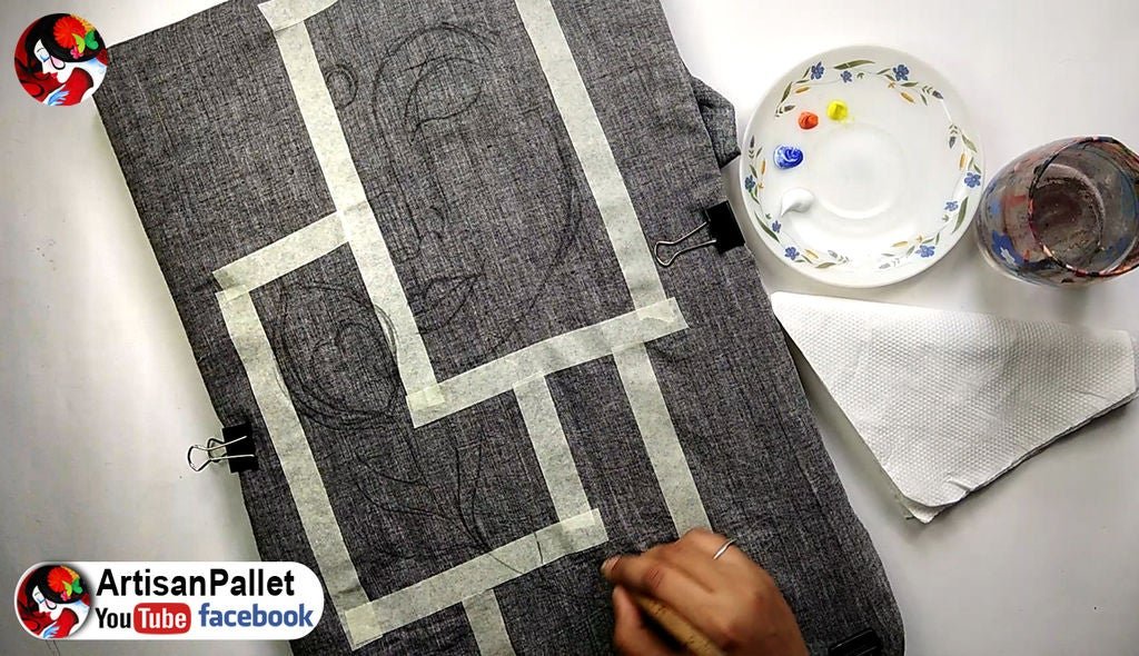Simple Fabric Painting On Dress Simple Craft Idea