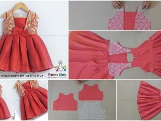 baby frock cutting and stitching