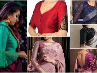 Best saree blouse sleeve