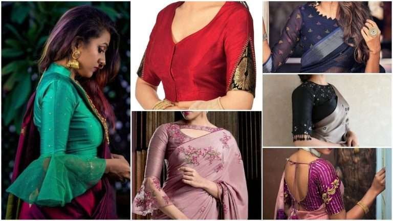 Best saree blouse sleeve designs images