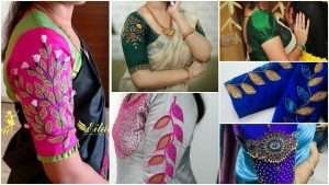 Best saree blouse sleeve designs images in 2020