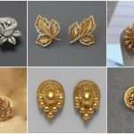 Gold simple hoop earrings