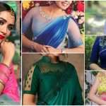 silk saree blouse designs