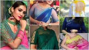 10 Trending silk saree blouse designs