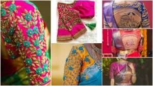 Stunning latest maggam work blouse designs for wedding silk sarees!