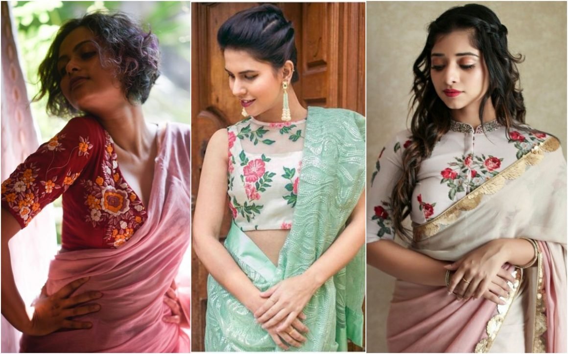 Style your sarees with quirky and fun blouses - Simple Craft Idea
