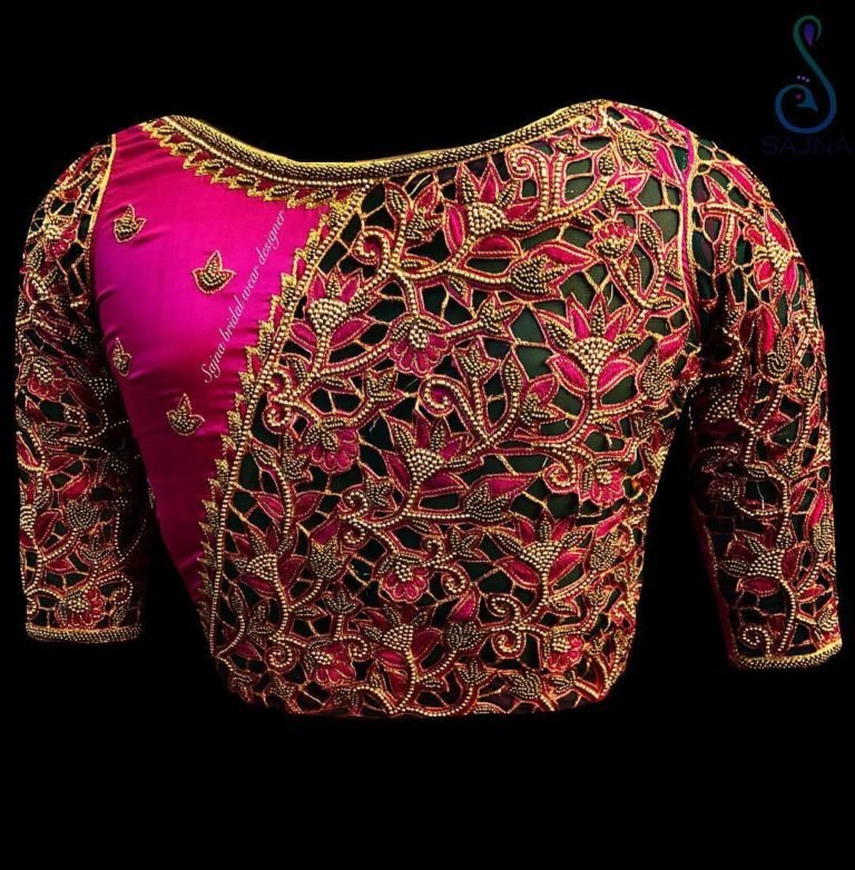 Blouse Back Neck Designs