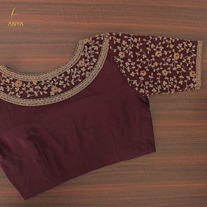 Evergreen and trendy saree blouse design – Simple Craft Ideas