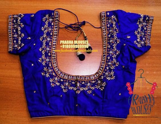 Trendy saree designer blouse – Simple Craft Ideas