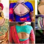 Silk Saree Blouse Back Neck