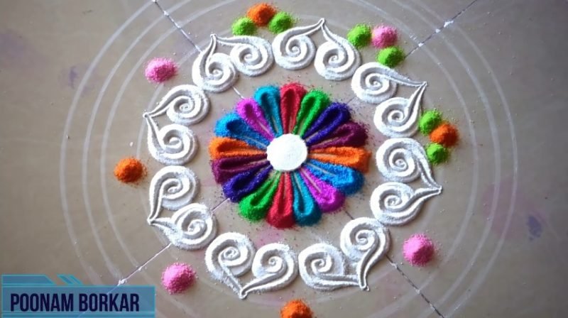 rangoli for Diwali