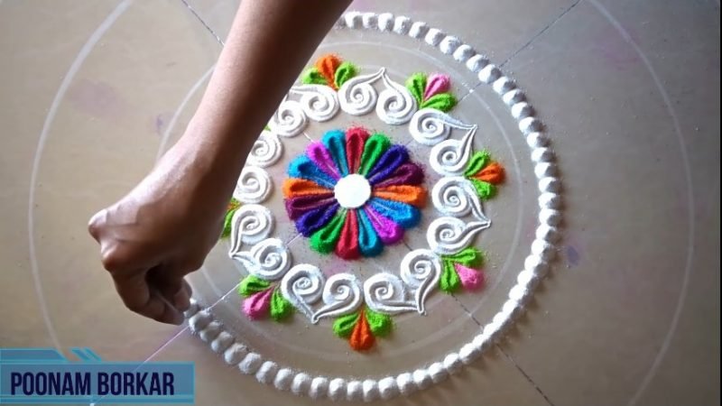 rangoli for Diwali