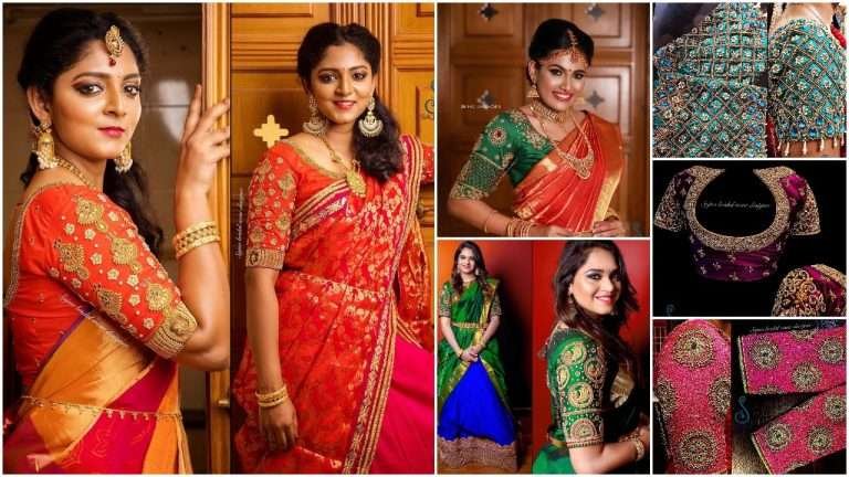 20 Heavy Work Silk Saree Blouses: Elegance Perfect for Every Occasion