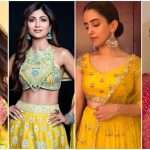 Lehenga Choli Designs for Haldi