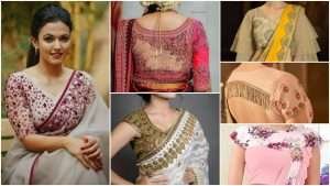 Floral patterns blouse designs