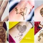 Henna heart tattoo designs