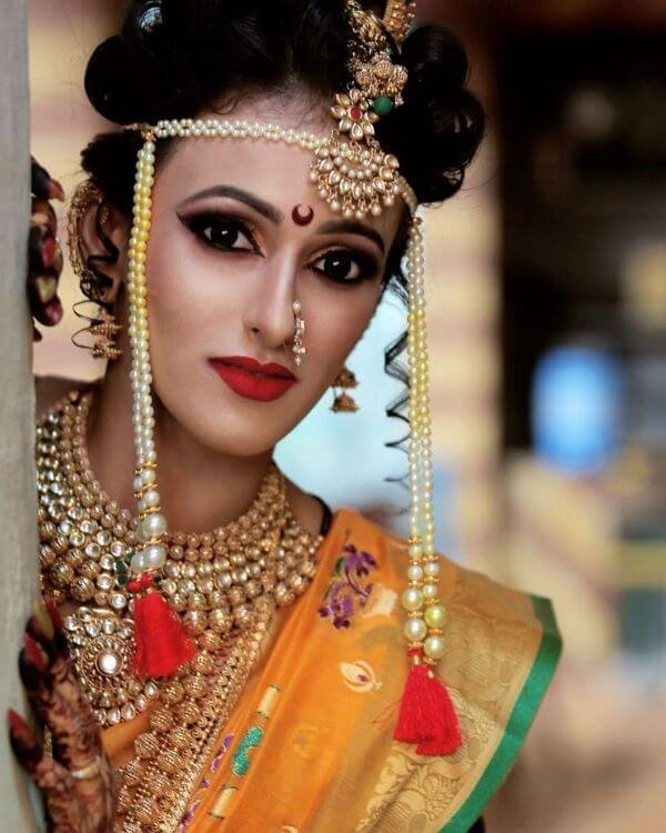 Marathi bridal look