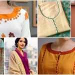 Potli Button Neck Designs for Kurtis