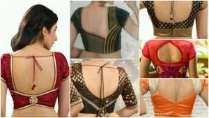 10 Stylish and Trendy Blouse Back Designs for Modern Fashion