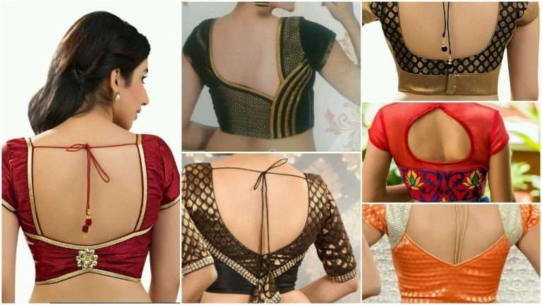 10 Stylish and Trendy Blouse Back Designs for Modern Fashion