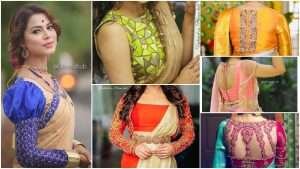 Blouse designs boat neck