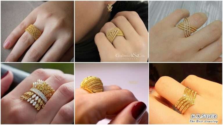 15 Gold Rings Design for Woman: Stylish and Unique Ideas
