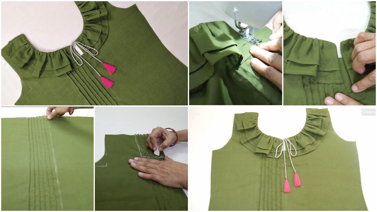 Kurta neck design cutting and stitching - Simple Craft Ideas