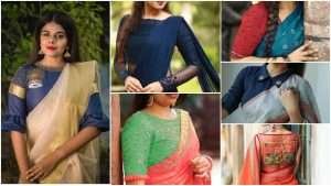 Latest back net blouse designs