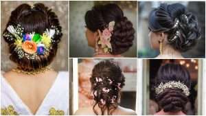 Stunning bridal bun hairstyles for reception