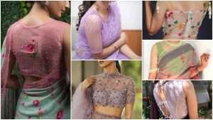 Beautiful net blouse designs collection 2020
