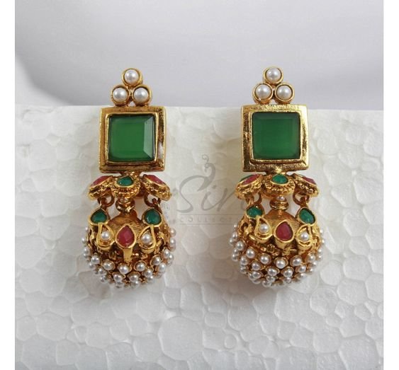ruby earrings images