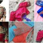 blouse designs neck photos