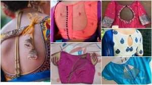 Latest blouse back and front design