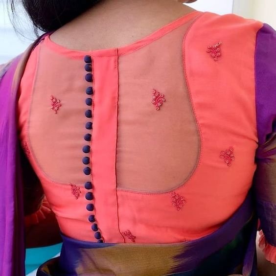 Latest blouse back and front design