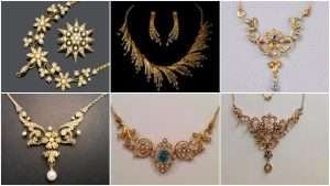 15 carat gold seed pearl necklace